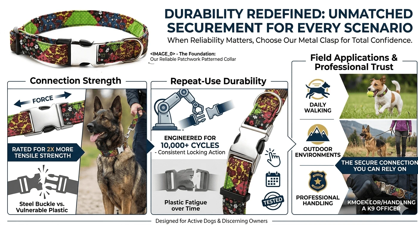 Metal Clasp Dog Collar Metal Clasp Dog Collar